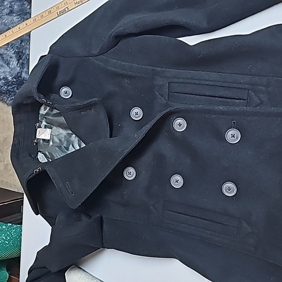 J.CREW Ladies Wool Coat Sz M Excellent condition Black - Picture 16 of 16